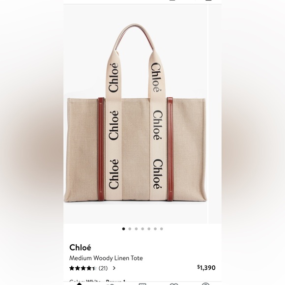 *Authentic* Chloe Woody large tote - Picture 2 of 14